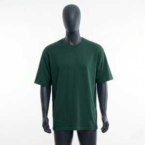 Camiseta Lisa Extra Grande de Nuevo Estilo para Hombre, Camiseta de Algodón Informal de Verano, Corte Holgado, Color Sólido, Camiseta Blanca Lisa de Alta Calidad con Impresión Personalizada - Product Image 1