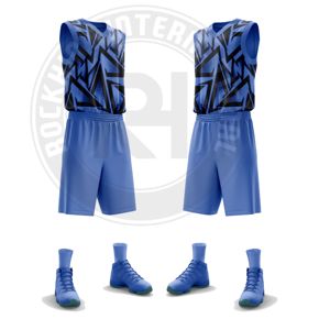 ชุดบาสเก็ตบอลสมัยใหม่ ผลิตจากผ้าโพลีเอสเตอร์ น้ำหนักเบา สวมใส่สบาย ออกแบบมาสำหรับสโมสร ทีม และงานกีฬาต่างๆ - Product Image 6