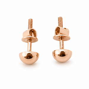 Boucles d'oreilles pendantes en or rose 18 carats Namivaa, finition polie, style minimaliste, pour usage quotidien, cadeau de fête, bijoux raffinés pour femmes et jeunes filles - Product Image 5