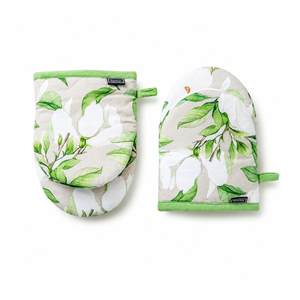 Mini-gants de cuisine pour four |   Porte-pots en coton floral résistant à la chaleur |   Gants de cuisine matelassés pour la cuisson, la pâtisserie et le barbecue |   Poignée Antidérapante - Product Image 1