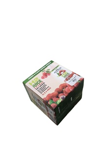 OEM Customizable H2 Mixed Color Square Juice Fruit Boxes 2mm Thick 5-Layer Corrugated <b>Paper</b> <b>Packaging</b> UV Coating Slotted Folding - Product Image 6