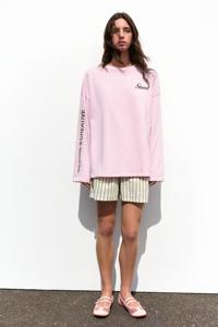 T-shirt à manches longues pour femme OEM, tee-shirt graphique oversize, streetwear décontracté, haut à manches longues, fabricant de vêtements personnalisés, vente en gros - Product Image 6