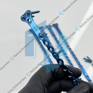 ชุดแผ่นล็อคไทเทเนียมคุณภาพสูงขนาด 3.5 มม. แบบ Double T พร้อมสกรู จำนวน 55 ชิ้น สำหรับแผ่นยึดกระดูกสัตว์ ใช้ในศัลยกรรมกระดูก - Product Image 4