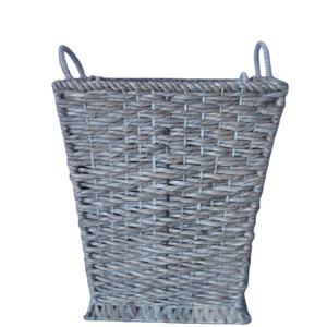 Panier carré en osier tressé fait main de qualité supérieure, multifonctionnel, en jacinthe d'eau, pour rangement domestique, chambre, toilettes, extérieur - Paniers tissés - Product Image 2
