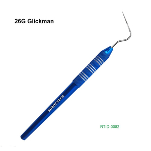 เครื่องมือสำรวจฟันแบบปลายเดี่ยว 2G Glickman Explorer  ออกแบบตามหลักสรีรศาสตร์ ได้รับการรับรองมาตรฐาน CE ระดับ Class I ผลิตจากสแตนเลสโดย Roboz Tech ประเทศปากีสถาน - Product Image 1