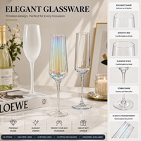Verres à vin en cristal arc-en-ciel de style européen, de haute qualité, pour la maison, gobelet en verre pour une sensation haut de gamme, utilisation pour les cocktails