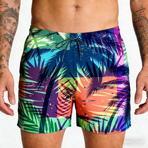 กางเกงขาสั้นคาร์โก้ กางเกงชายหาด ยืดได้ 4 ทิศทาง กางเกงออกกำลังกายผู้ชาย มีกระเป๋า แห้งเร็ว ระบายอากาศได้ดี สำหรับการฝึกซ้อม กางเกงบอร์ดชอร์ต - Product Image 1