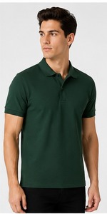 เสื้อโปโลผู้ชายทันสมัย ระบายอากาศได้ดี ผ้าฝ้าย 100% สำหรับเสื้อยืด 200 กรัม พิมพ์ลายตามสั่ง รับผลิตแบบ OEM แบรนด์ส่วนตัว โรงงานผู้ผลิต - Product Image 3
