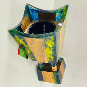 Wholesale Price Moroccan Style Bakhoor Burner Custom Logo Wood Resin Mubakhar <b>Incense</b> <b>Holder</b> Home Decor <b>Aromatherapy</b> <b>Diffuser</b> - Product Image 1