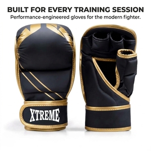 Guantes de MMA para Combate, Guantes Deportivos de Cuero de Medio Dedo, Guantes de MMA Personalizados, Proveedor Mayorista de Equipo Deportivo - Product Image 3
