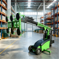 Chariot de levage électrique à faible bruit et à économie d'énergie pour la manutention stable des plaques de verre en usine
