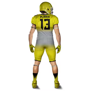 Men Custom Sublimation Printed Anti-Bacterial Quick Dry Sportswear Infants <b>Toddlers</b> American Football Jerseys Plus Size OEM - Product Image 3