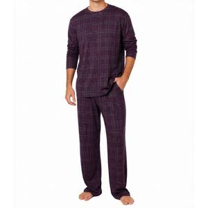 Pijamas de Verano e Invierno para Hombre, Suministro de Fábrica, Algodón Cálido y Suave, Conjunto de Ropa de Dormir Tejida, Ropa Cómoda para el Hogar, Servicio OEM - Product Image 2