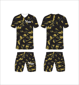 Custom Sublimated Camo Soccer Jersey Set Breathable Men V Neck Football Uniform <b>Kit</b> Full Printed Sports Wear Performance <b>Train</b> - Product Image 1