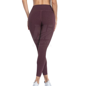 เลกกิ้งสตรีสุดหรูทำจากผ้ายืดเรียบสำหรับใช้ในชีวิตประจำวัน - Product Image 2