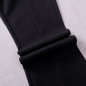 Pantalones de Vestir de Cintura Alta para Mujer, Diseño de Crepé, Pantalones Casuales para Mujer, OEM ODM - Product Image 6