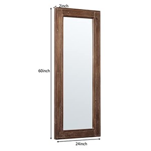Teak Wood Minimalist Frame <b>Mirror</b> | Scandinavian Luxury <b>Wall</b> <b>Mirror</b> Wholesale - Product Image 6