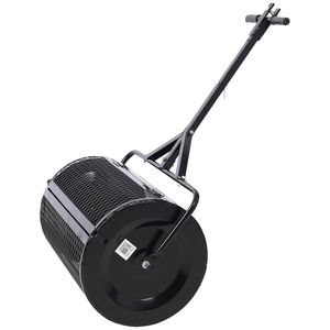 Épandeur de compost et de tourbe 2-en-1 de 36 pouces avec poignée en T pour VTT, en maille métallique, pour fertilisation et semis de pelouse - Product Image 3