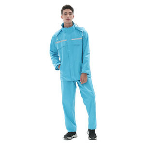 Combinaison de pluie imperméable de haute qualité, protection intégrale, veste de pluie haute visibilité avec pantalon, maillot de course pour motards - Product Image 5