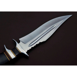 Cuchillo Artesanal de Acero de Damasco con Hoja Fija de Espiga Completa, Estilo Vaquero para Caza y Camping, Venta al por Mayor - Product Image 5