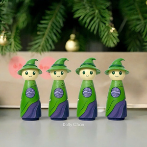 Figurines de Noël en bois au charme festif, décoratives pour l'arbre de Noël, la table et les boutiques de cadeaux - Product Image 2