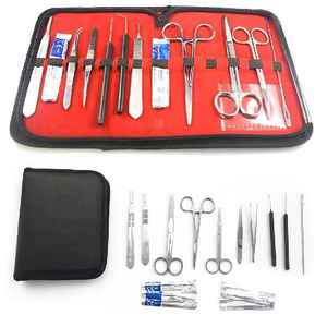 Kit de dissection pour étudiants de haute qualité, 25 pièces, certifié CE, outils manuels en acier inoxydable, garantie de 3 ans, étudiants en médecine, anatomie - Product Image 5