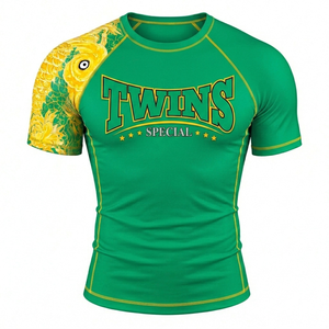 T-shirt de sport à manches courtes pour hommes, vêtements de fitness respirants et à séchage rapide, pour l'entraînement en salle de sport et les routines sportives - Product Image 6
