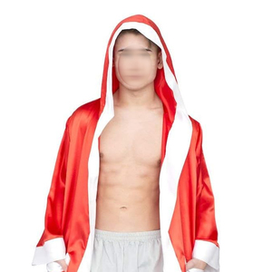 Unisex Boxing <b>Robe</b> With <b>Hood</b> Customizable Fighting <b>Robe</b>, Custom Logo Print Boxing Entrance <b>Robe</b> High Quality - Product Image 4