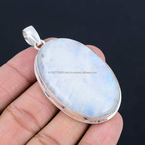 Collier pendentif en argent sterling 925, pendentif délicat, collier de pierres précieuses Bijoux faits à la main Cadeaux de Noël pour elle - Product Image 4