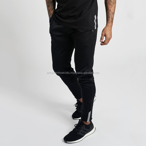 2026 Men <b>Jogger</b> Pants Custom Logo <b>Slim</b> <b>Fit</b> Tapered Track Pants <b>Black</b> Athletic Training Gym Sweatpants Running Trousers Wholesale - Product Image 3