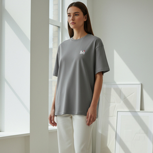 T-shirt Boxy Personnalisé Professionnel pour Homme – Coton Lourd, Épaules Tombantes, Streetwear, Uni, Oversize, Marque - Product Image 6