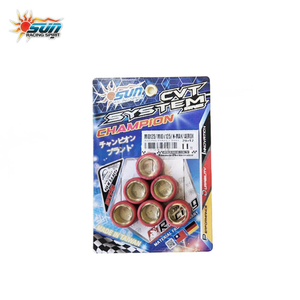 Galets de variateur SUN Racing 20x12-11G pour NMAX 155/AEROX 155/MIO 125/MIO i 125 – Matériau résistant à l'usure de Taïwan – Pièce de tuning CVT - Product Image 6