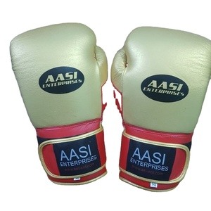 Guantes de Boxeo de Piel de Vacuno de Calidad para Entrenamiento en Gimnasio, con Protección para la Muñeca, Detección de Agujas, Cuatro Estaciones, Impresión Personalizada, Deportivos - Product Image 2