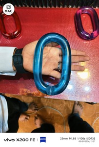 Eslabones de Cadena de Resina Epoxi Multicolor Premium, Aros Acrílicos, Adorno de Pared con Ángel, Exhibición de Sobremesa, Accesorios de Diseño de Interiores - Product Image 3