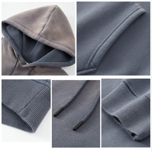 Survêtement Homme Tendance Effet Délavé Coupe Légère Coupe-Vent Nouvelle Collection Grande Taille Hiver - Product Image 2