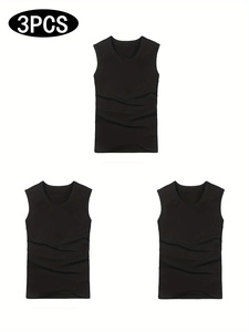 <b>Men</b> Tank Top Cut Off Sleeveless <b>Gym</b> Shirt Muscle Workout Fitness Sportswear Casual Summer Athletic <b>Vest</b> - Product Image 1