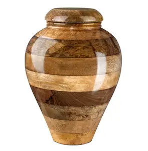 Urna Conmemorativa de Madera Distintiva para Cenizas, Diseñada con una Elegante Superficie Acabada a Mano y Belleza Duradera - Product Image 5