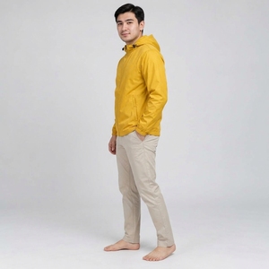 Men Windbreaker Jacket modern outdoor <b>coat</b> featuring <b>lightweight</b> breathable fabric wind resistant protection and comfortable - Product Image 6