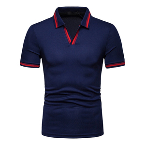 เสื้อโปโลแขนยาวผู้ชายผ้าฝ้าย 100% ทรงเข้ารูป ปกคอพับ สีพื้น มีไซส์ใหญ่ ขายส่ง - Product Image 6