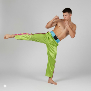 Pantalones de Entrenamiento, Práctica y Competición, Ropa Deportiva Resistente, Pantalones de Kickboxing para Hombre y Mujer, Ligeros, para Artes Marciales y Combate - Product Image 5