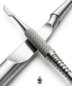 Cuchilla profesional Hylin para cera y modelado, instrumento dental de laboratorio de doble punta de acero inoxidable para esculpir cera - Product Image 2
