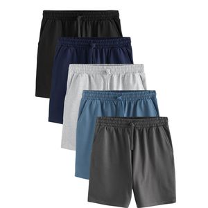Pantalones Cortos Deportivos Casuales para Hombre, al por Mayor, Personalizados, Cintura Elástica con Cordón, Secado Rápido, Transpirables, 100% Algodón, para Entrenamiento - Product Image 1