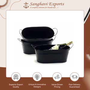 Maceta Redonda de Primera Calidad con el Más Alto Estándar |   Maceta Decorativa y Porta Botellas de Vino a un Precio Accesible - Product Image 3