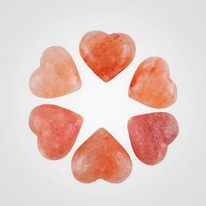 Piedra de Masaje en Forma de Corazón de Sal Rosa del Himalaya, Cristal Natural para Terapia, Spa, Relajación, Alivio del Estrés, Cuidado Corporal, Regalo Curativo - Product Image 2