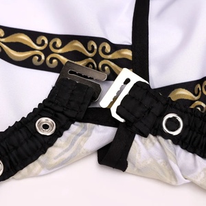 Cape de Coiffure Imperméable OEM pour Hommes et Femmes, Robe de Salon Noire en Polyester avec Boutons-Pression, Capuchon de Coupe de Cheveux pour Stylistes - Product Image 5