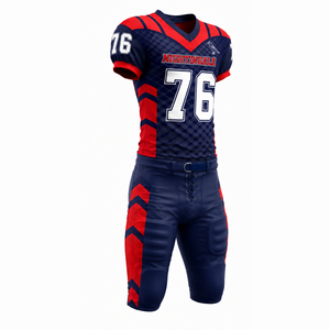 Uniforme de Fútbol Americano al por Mayor, Diseño de Color Personalizado, Kit de Equipo OEM ODM, Conjunto de Ropa Deportiva Personalizada para Equipos de Fútbol Americano - Product Image 2