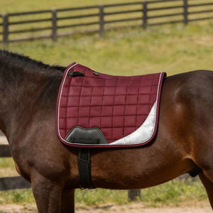 Equestrian Products High Quality Horsing Foam Satin Saddle Colourful <b>Crochet</b> Ear Bonnet Horse Polo Wraps Glitter Saddle Pads <b>Set</b> - Product Image 6