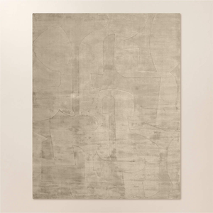 Tapis d'intérieur moderne abstrait en TENCEL Lyocell tissé à la main, tapis de sol texturé en relief, fabricant de tapis - Product Image 2