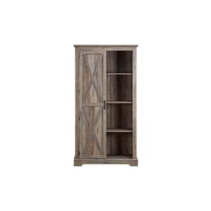 Alto paese in legno rustico fattoria dispensa armadio porta fienile Organizer mobili cassetto scaffali soluzione di stoccaggio per - Product Image 5
