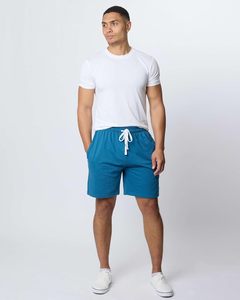 Shorts Bermuda en Coton pour Homme, Couleur Unie, Taille à Cordon, Décontractés, Respirants, Tissu Tricoté, Taille Moyenne, Lot de 3 - Product Image 6